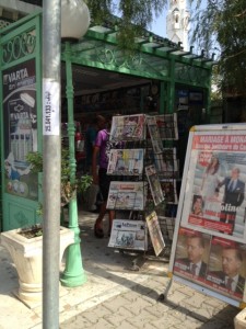 Zeitungskiosk in Tunis