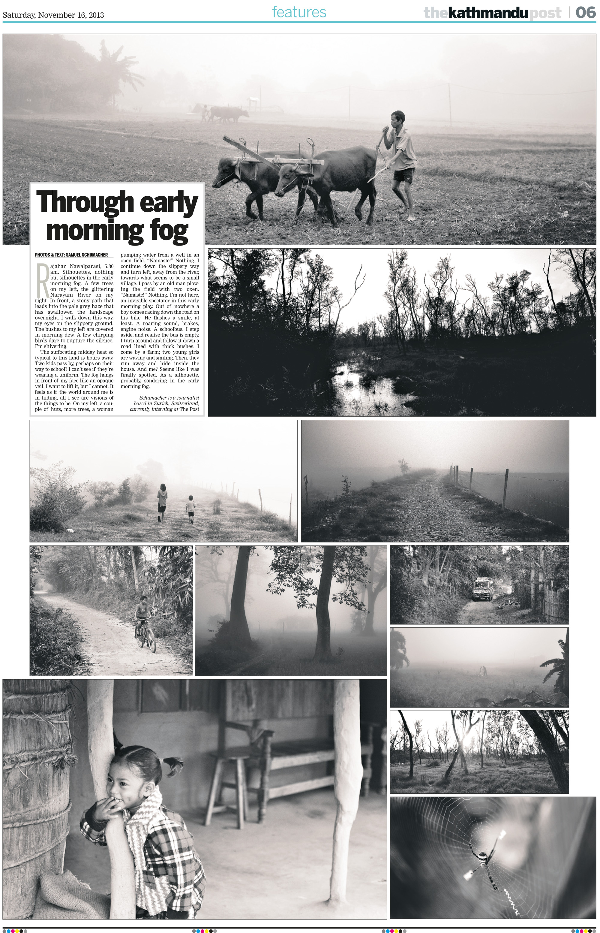 "Through Early Morning Fog": Foto-Essay mit Bildern aus der Nähe des Chitwan Nationalparks.