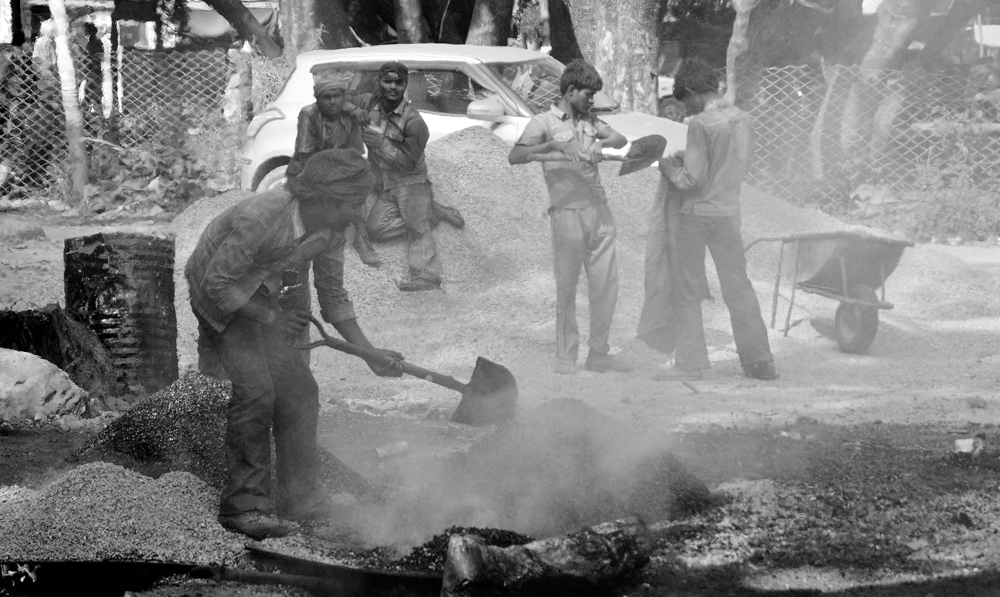Indische Teerarbeiter in Ekantakuna. I