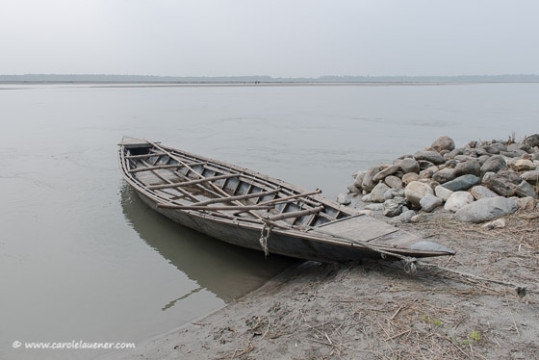 Am Teesta River in der bangladeschischen Enklave Dohogram-Angorpotha
