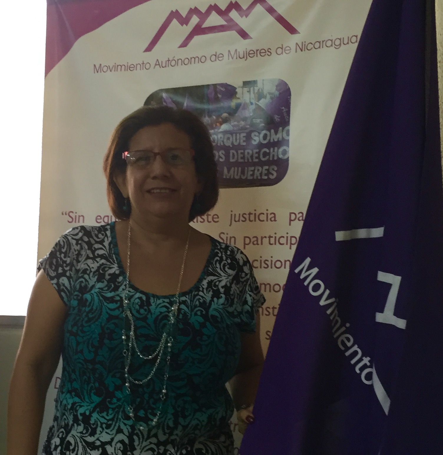 Juanita Jiménez, fondatrice du Mouvement autonome des femmes du Nicaragua